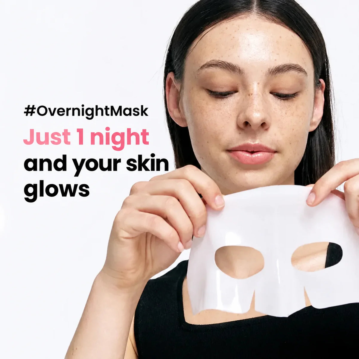 Facial Mask Organic Collagen Hyaluronic & Niacinamide