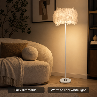 Feather Table Lamp