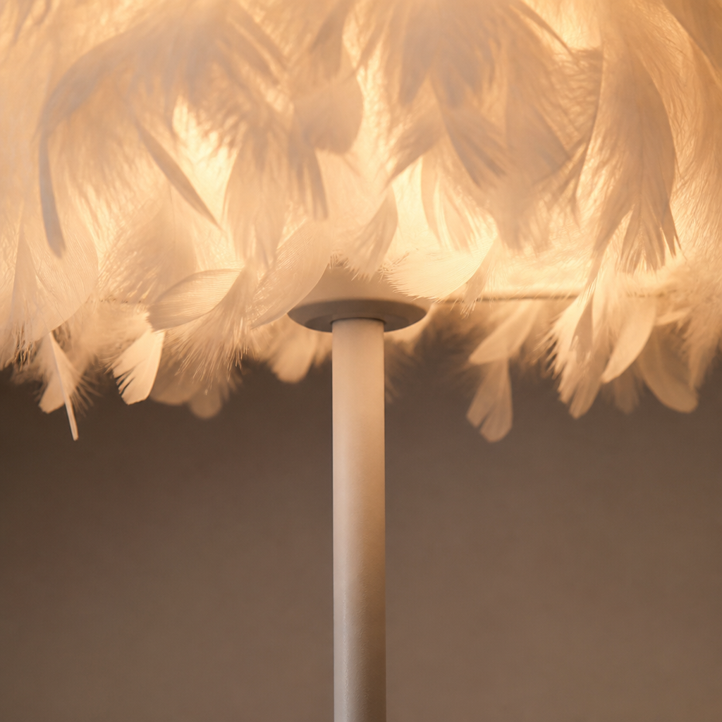 Feather Table Lamp