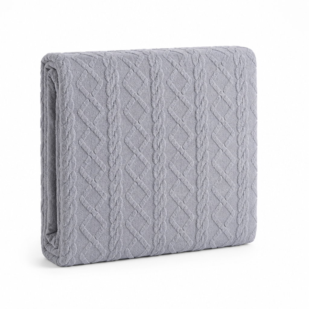 Fitted Sheet Velvet 3D Texture 360° Fit