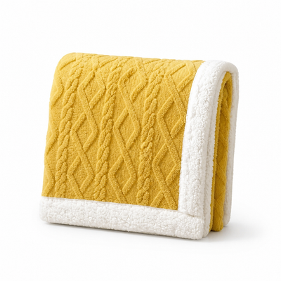 Fleece Blanket Reversible Brushed & Smooth