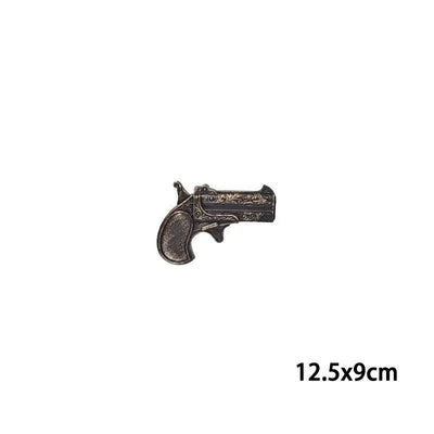 Flintlock Pistol Antique Engraved Lightweight Wood-Look Grip