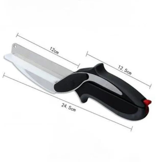 Folding Knife Integrated Cutting Board Stainless Steel Safety Lock