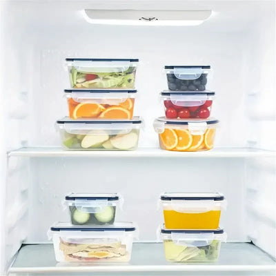 Food Storage Container Set Airtight Locking Lids BPA-Free