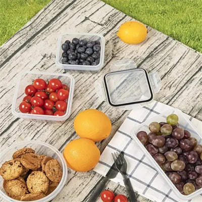 Food Storage Container Set Airtight Seal BPA-Free Stackable
