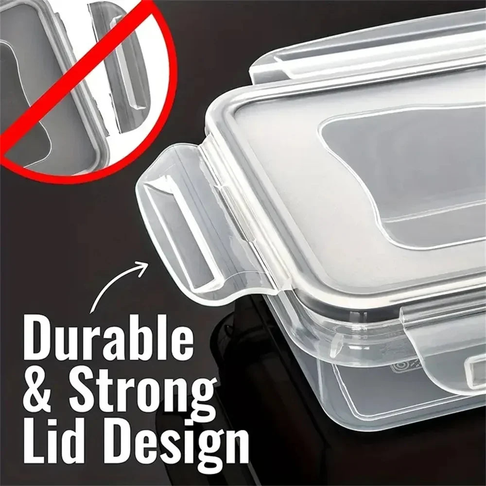 Food Storage Container Set Airtight Seal BPA-Free Stackable