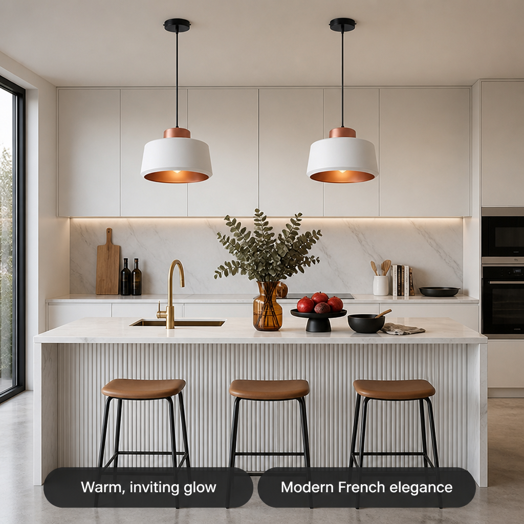 French Aluminum Branch Chandelier