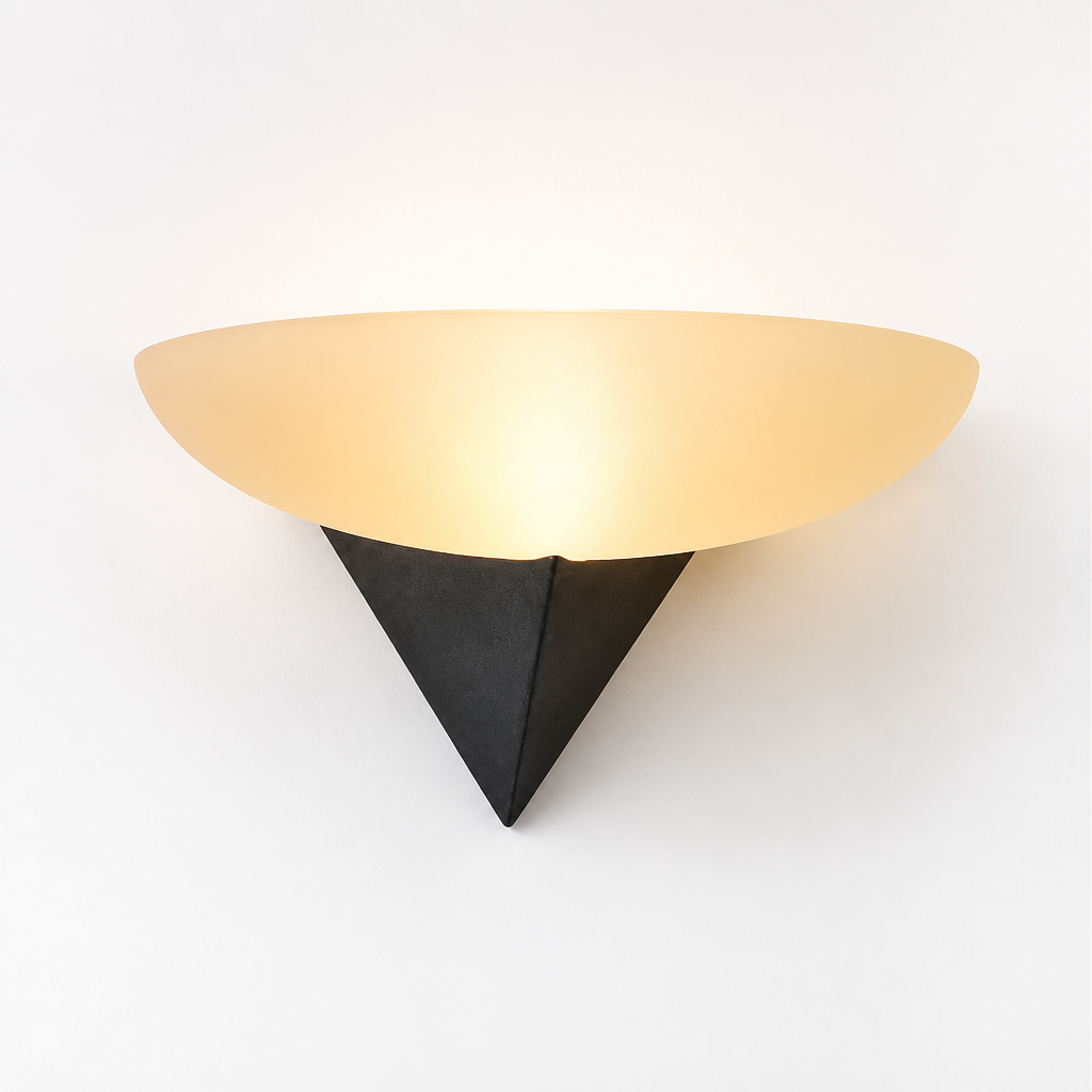 French Glass LED Wall Sconce