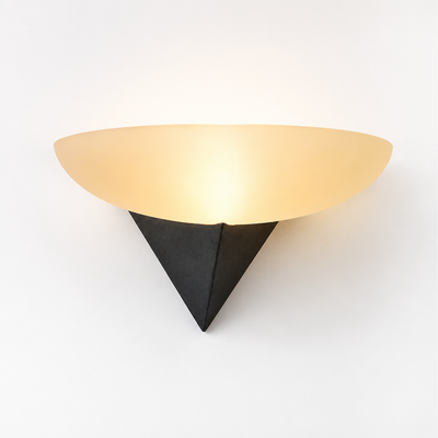 French Glass LED Wall Sconce