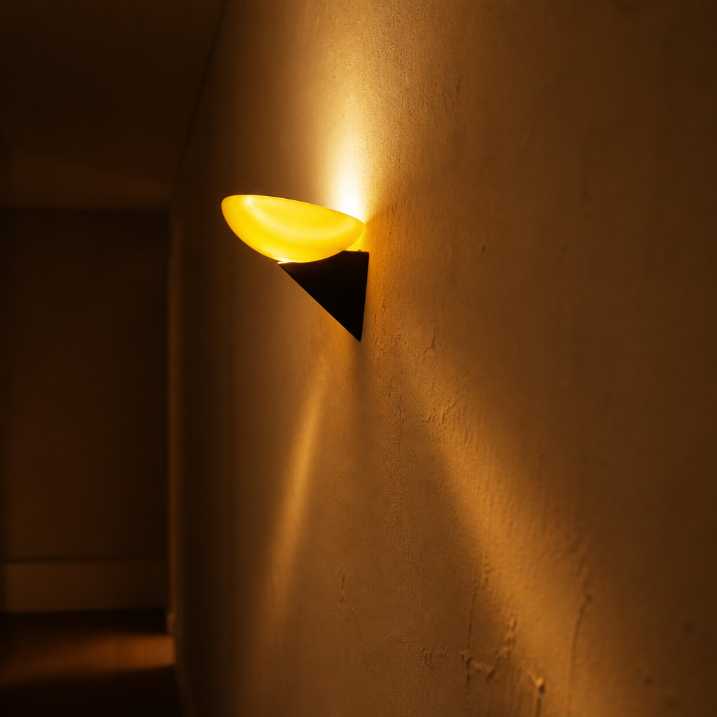 French Glass LED Wall Sconce