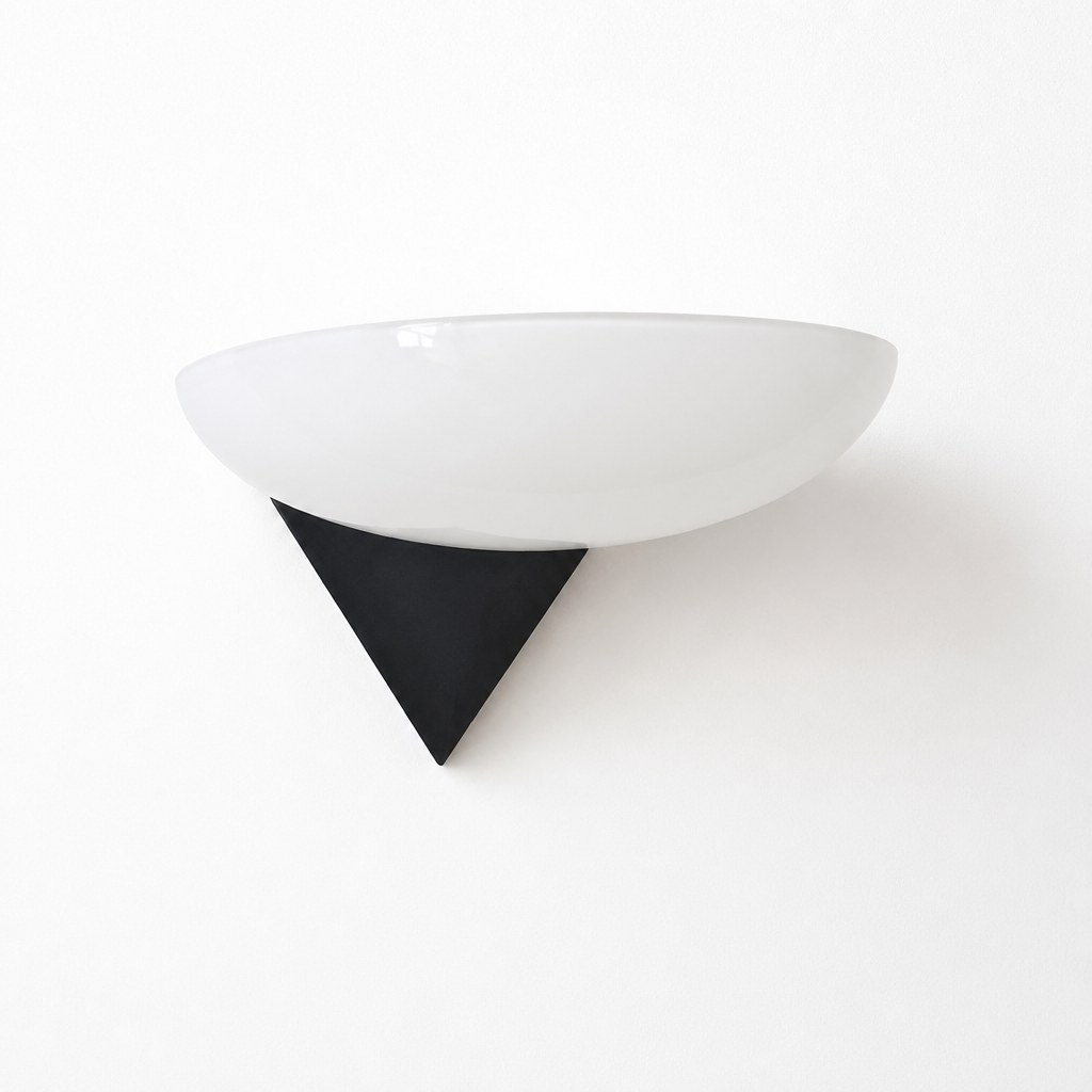 French Glass LED Wall Sconce