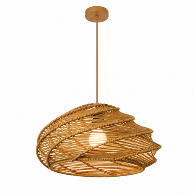 French Paper Rope Pendant Light