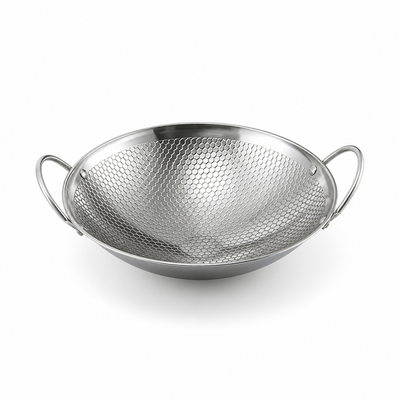Frying Pan 11.4 Inch Stainless Steel Honeycomb Non-Stick