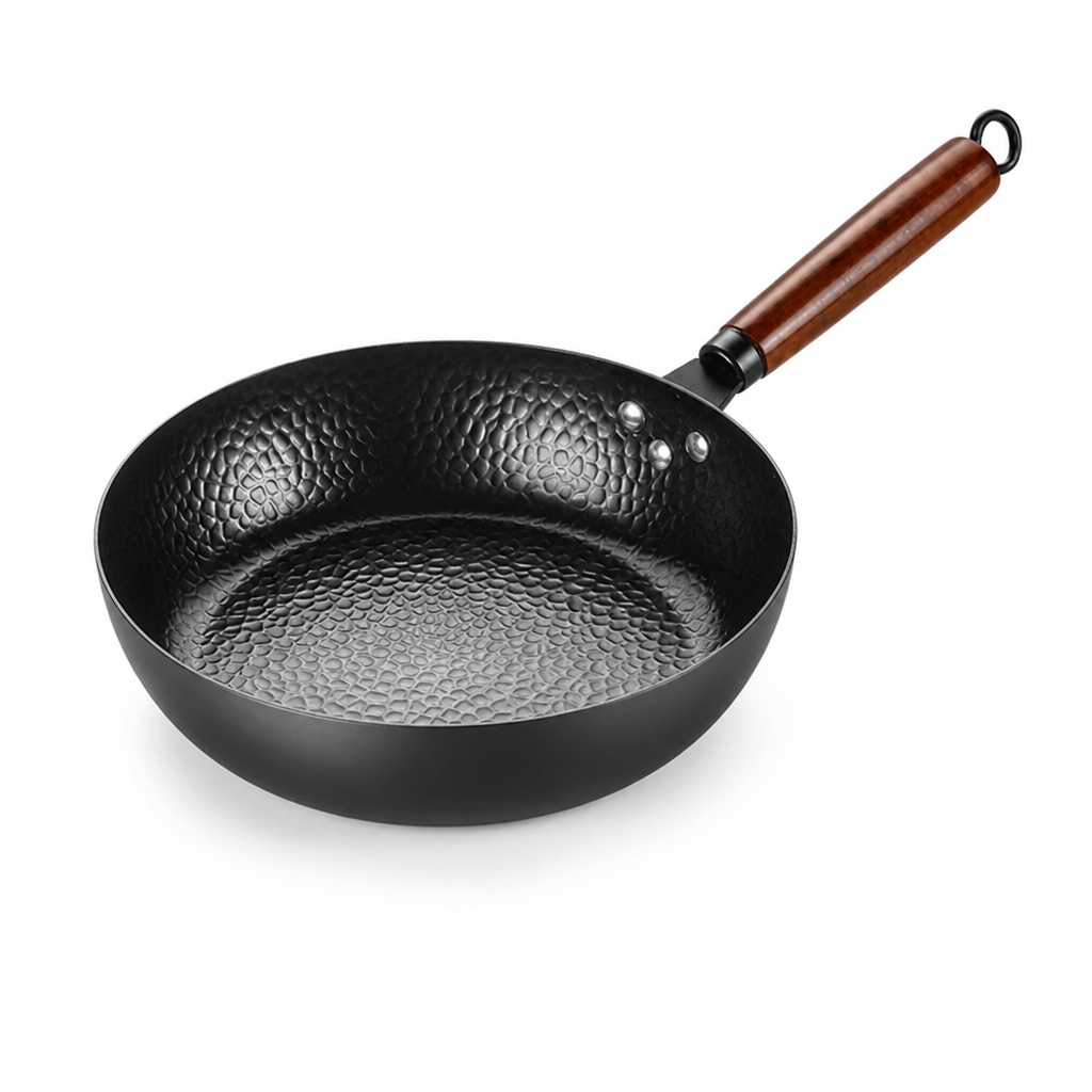 Frying Pan Cast Iron Lightweight Natural Non-Stick Rust-Resistant