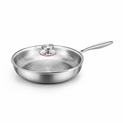 Frying Pan Hammered Titanium Induction Compatible