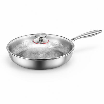Frying Pan Hammered Titanium Induction Compatible