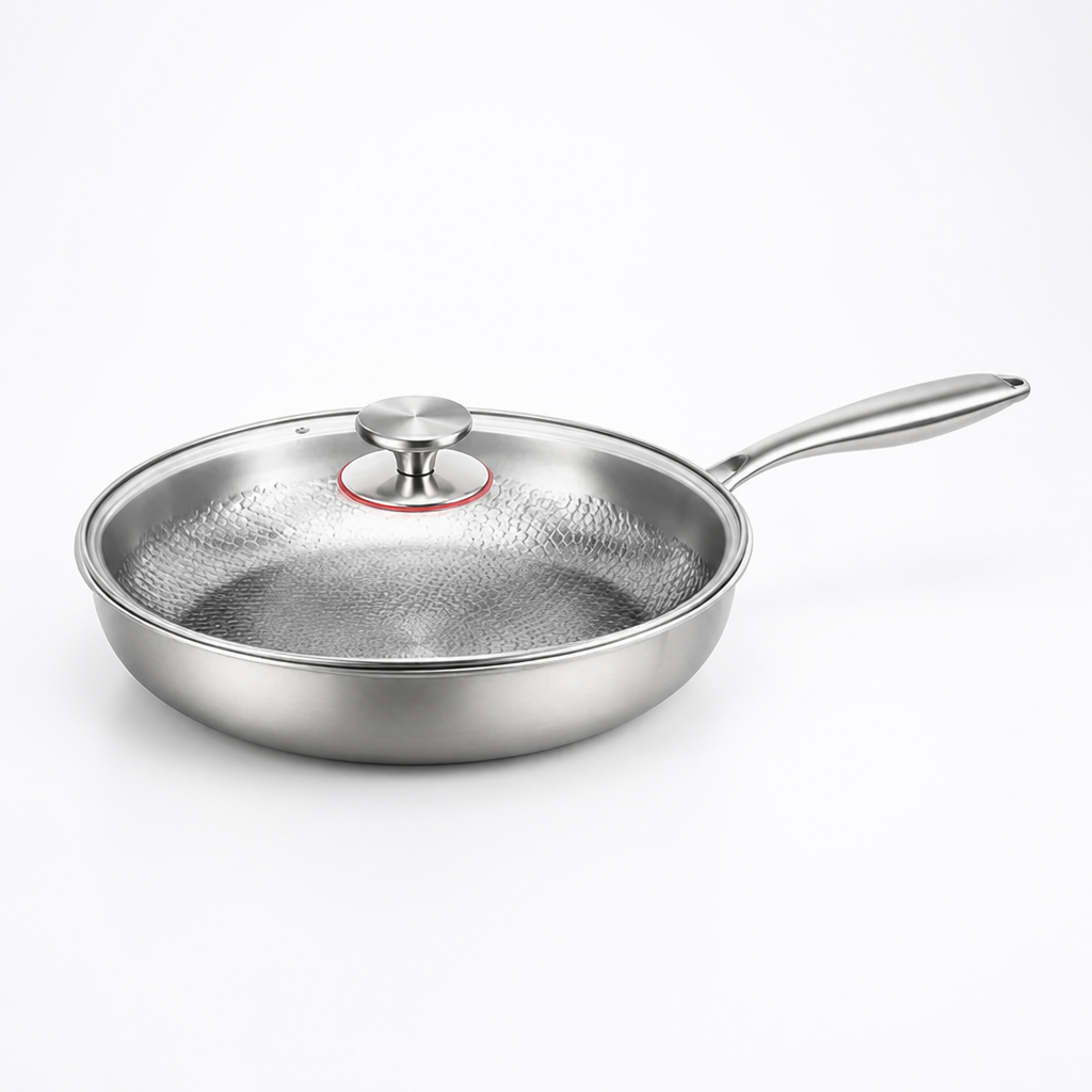 Frying Pan Titanium Hand-Hammered Non-Stick