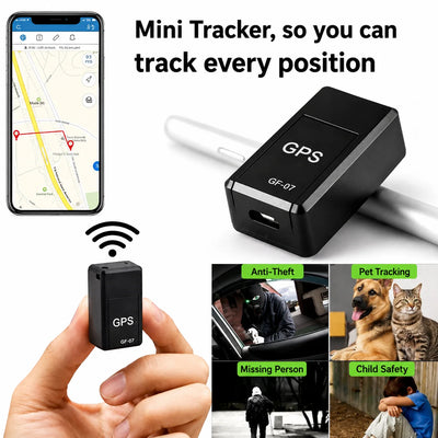 GPS Tracker Magnetic Real-Time No Subscription