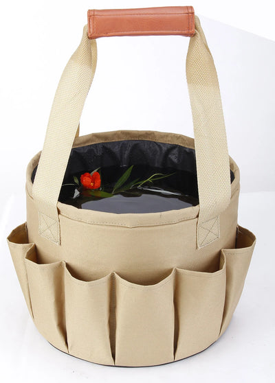 Garden Tool Set 10 Piece Multi Compartment Bag