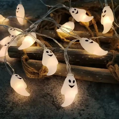 Ghost String Lights Battery-Operated Soft-Diffused LEDs