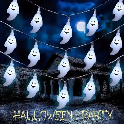 Ghost String Lights Battery-Operated Soft-Diffused LEDs