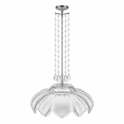 Glass 10-Strand Pendant Light