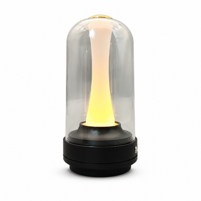 Glass LED Mushroom Night Light