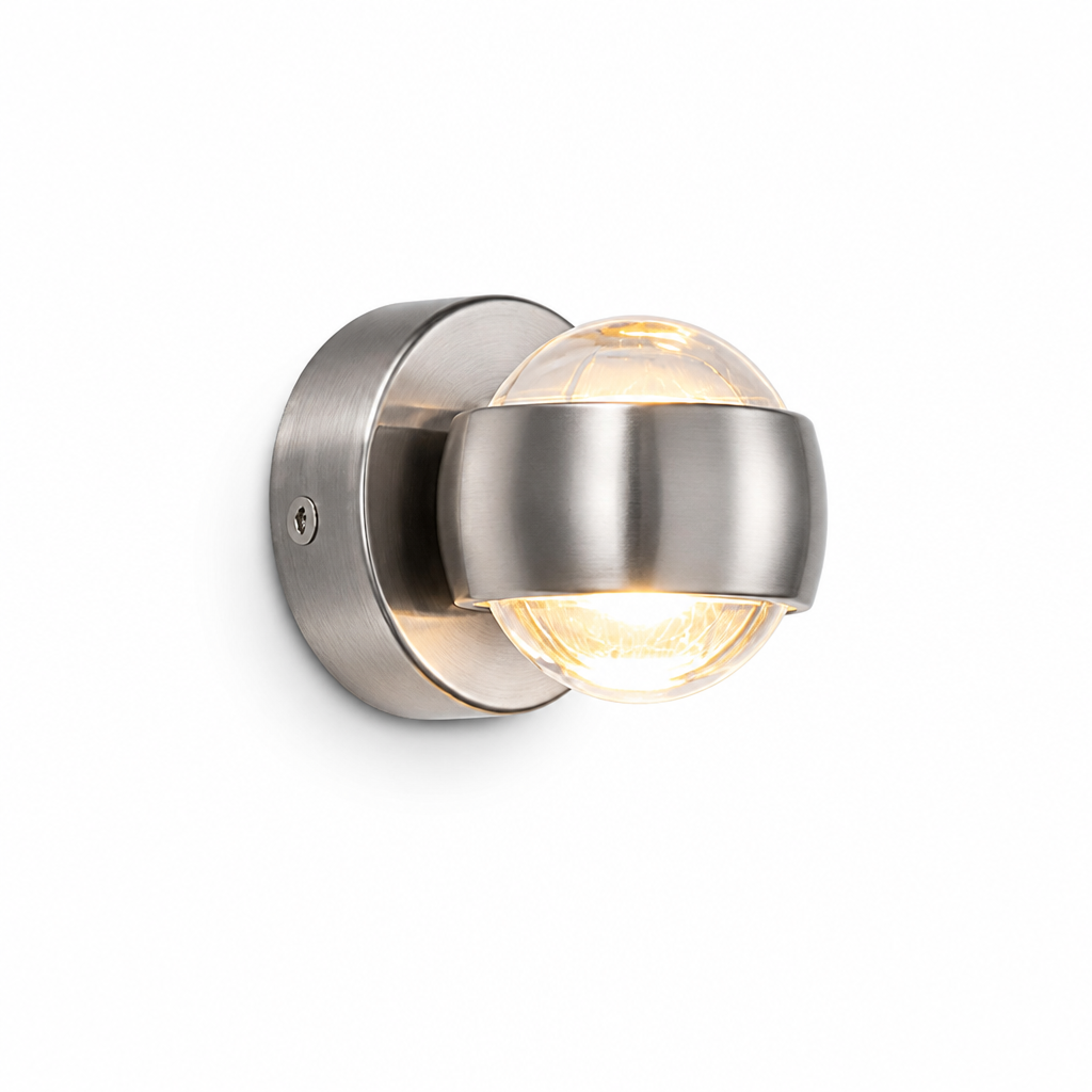 Glass LED Up & Down Wall Sconce