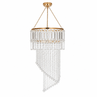 Golden Triangular String Lights