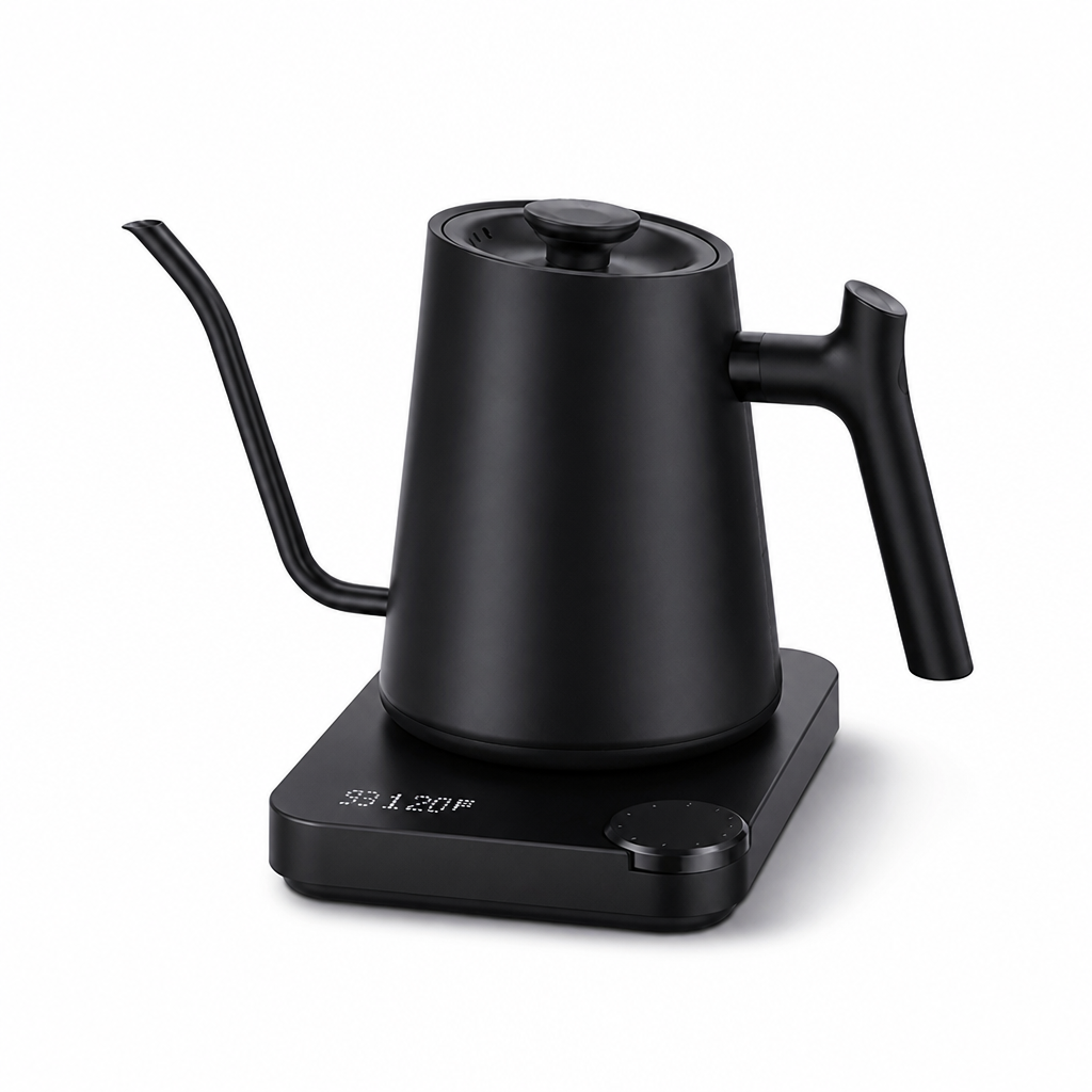Gooseneck Electric Kettle Precision Temp Control Rotary Dial
