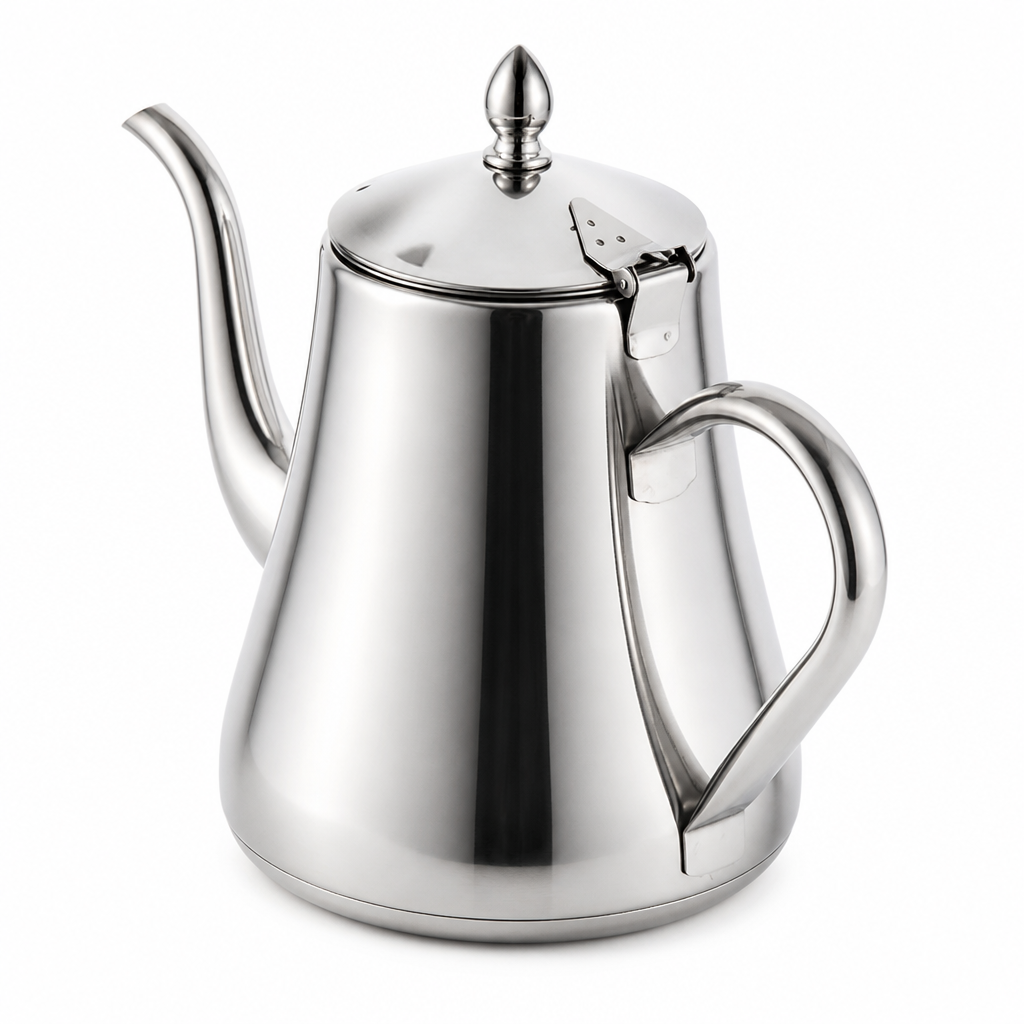 Gooseneck Teapot Stainless Steel Precision Pour & Thermometer