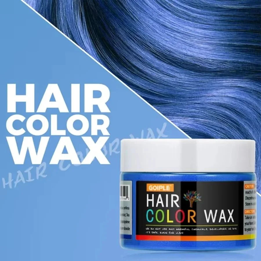 Hair Color Wax Opaque Water-Washable Finger-Apply