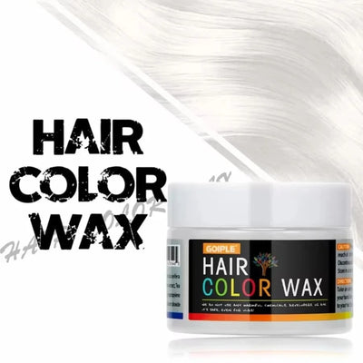 Hair Color Wax Opaque Water-Washable Finger-Apply
