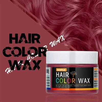 Hair Color Wax Opaque Water-Washable Finger-Apply