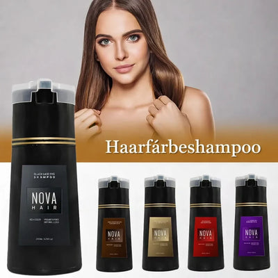 Hair Dye Shampoo Quick Gray Coverage No Mixing