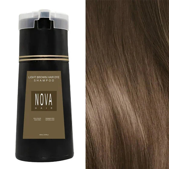 Hair Dye Shampoo Quick Gray Coverage No Mixing