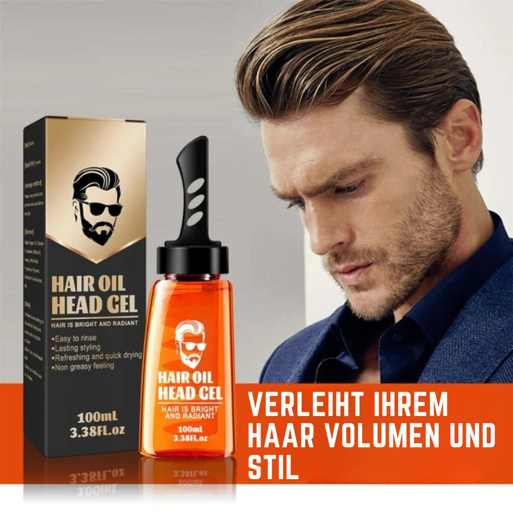 Hair Gel Comb Integrated Dispenser Fast-Absorbing