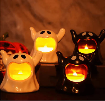 Halloween Ghost LED Light Battery Powered Flameless Flicker