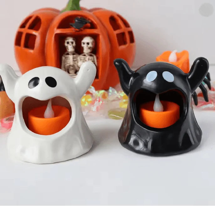 Halloween Ghost LED Light Battery Powered Flameless Flicker
