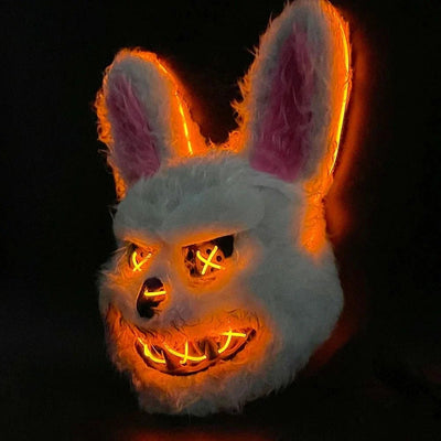 Halloween Mask Glowing LED Eyes Battery Powered