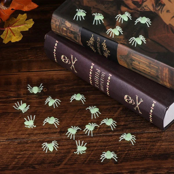 Halloween Spider Decoration Glow-In-The-Dark Multi-Pack
