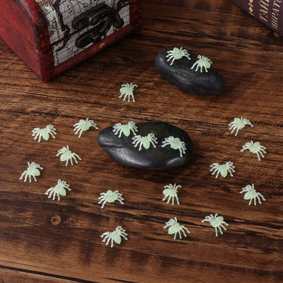 Halloween Spider Decoration Glow-In-The-Dark Multi-Pack