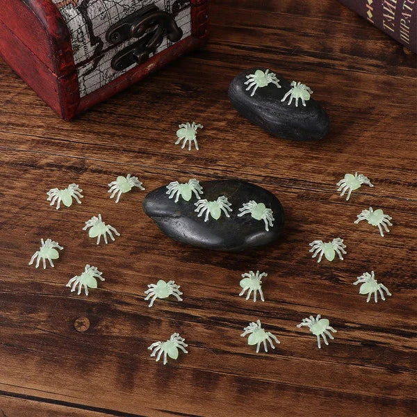 Halloween Spider Decoration Glow-In-The-Dark Multi-Pack
