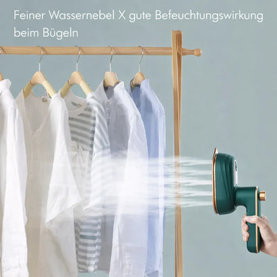 Handheld Garment Steamer Fast-Heat Precision Tip & Metal Soleplate