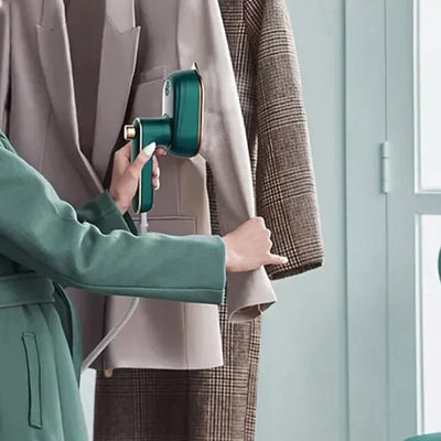Handheld Garment Steamer Fast-Heat Precision Tip & Metal Soleplate