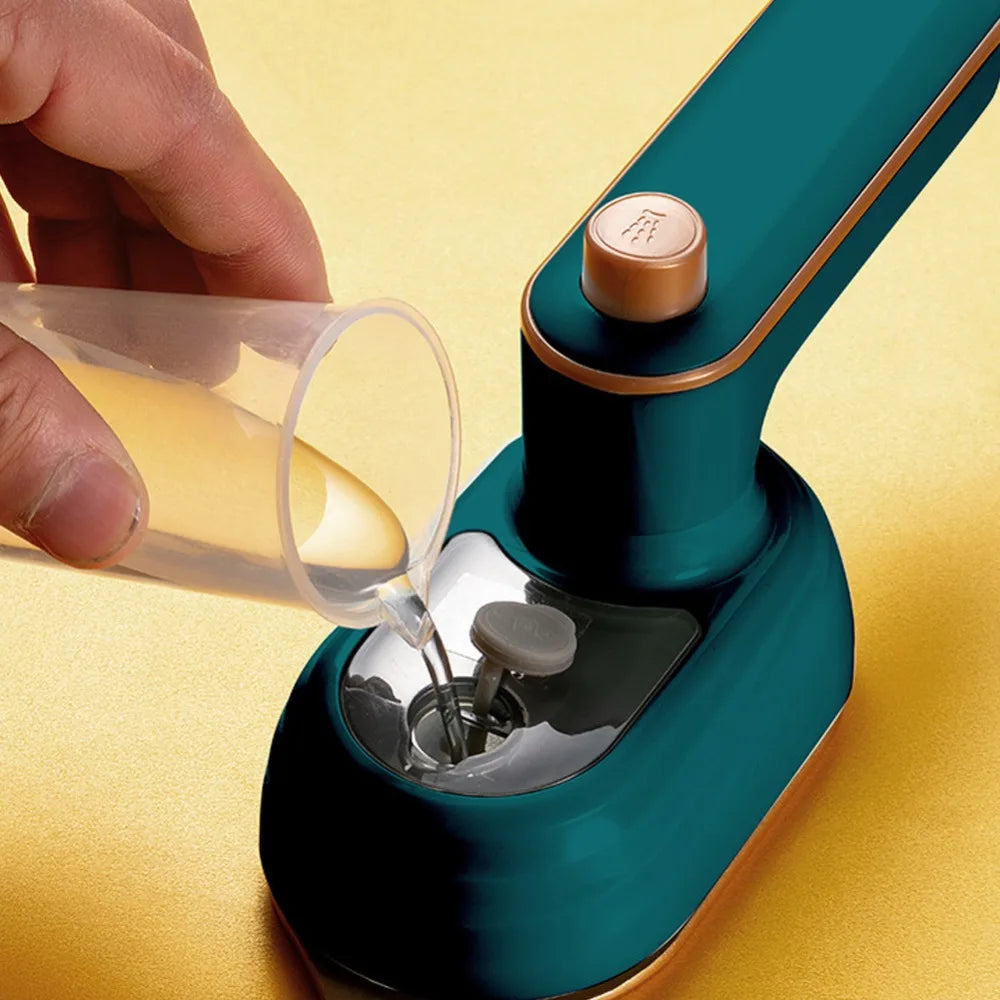 Handheld Garment Steamer Fast-Heat Precision Tip & Metal Soleplate