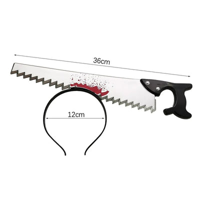 Headband Optical Illusion Hand-Painted Blood