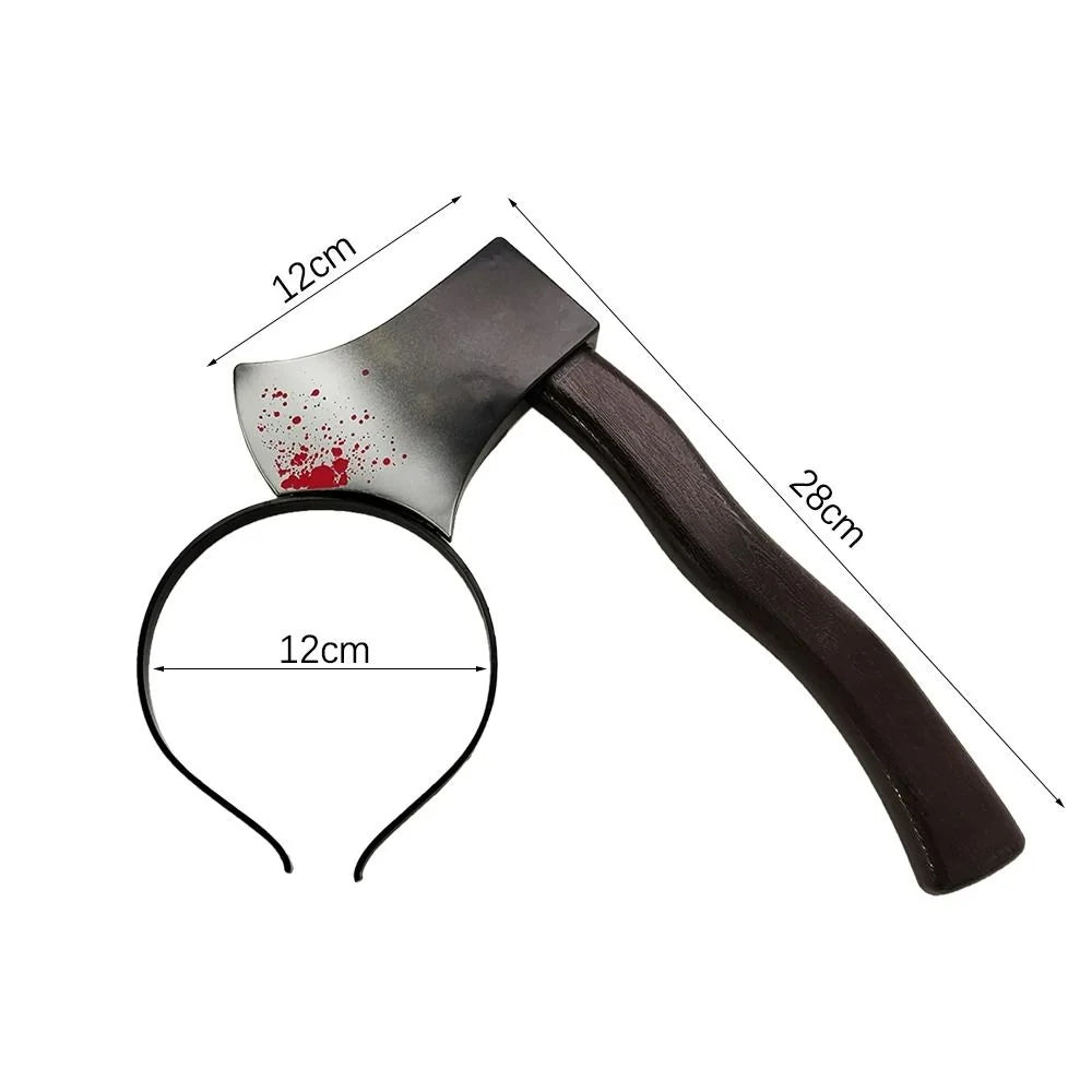 Headband Optical Illusion Hand-Painted Blood
