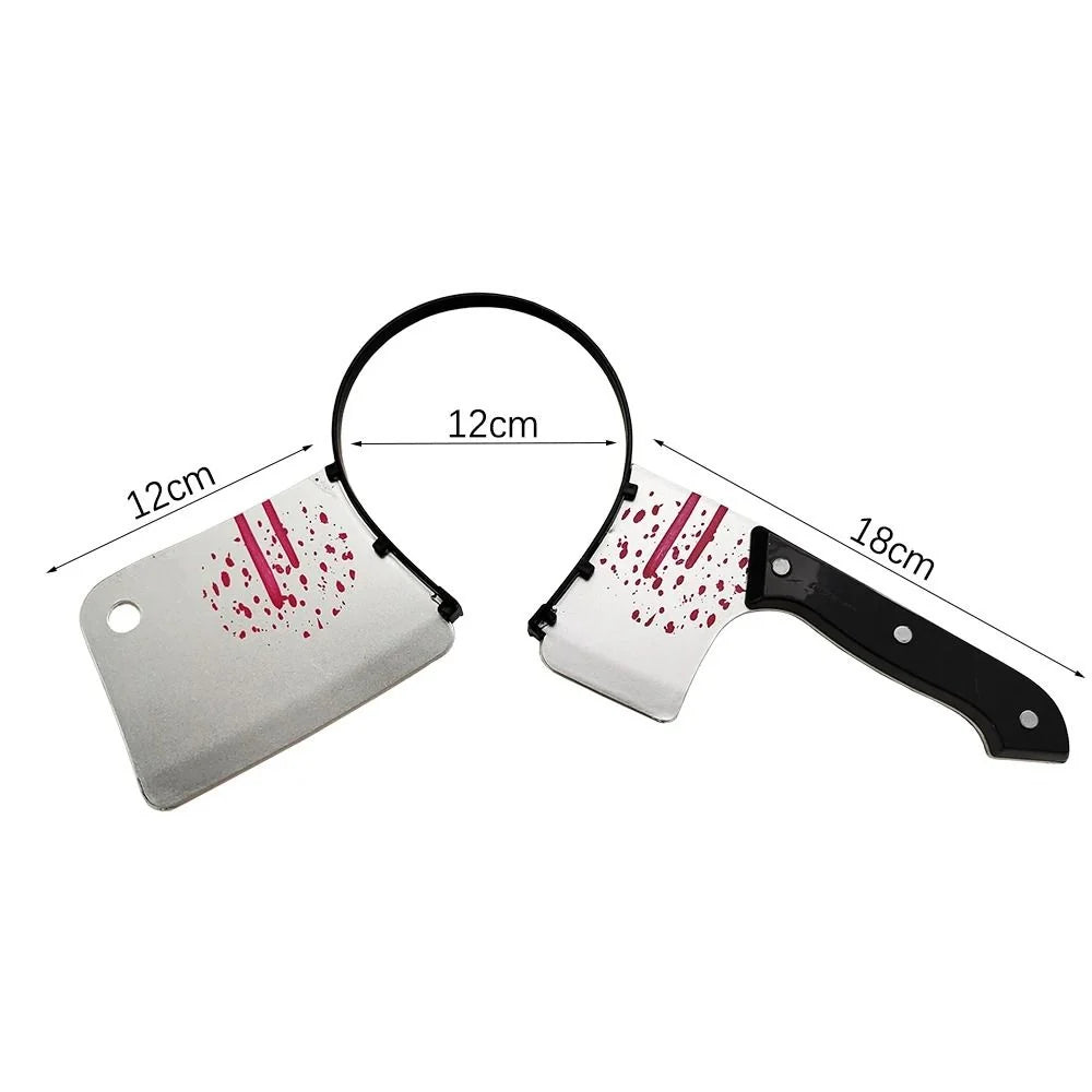 Headband Optical Illusion Hand-Painted Blood