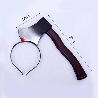 Headband Realistic Weapon Piercing Illusion Blood Effect
